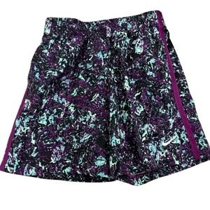 Nike‎ Dri-FIT Training Shorts Kids Small Purple/Black/Blue NWT